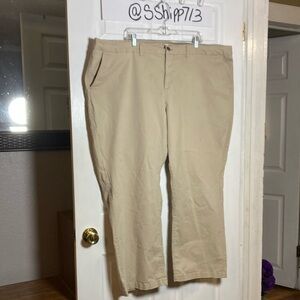 Old Navy Tan Flare Boot Cut Pants 1 callout discounted